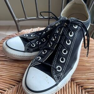 Converse All Star Black and White Athletic Shoes